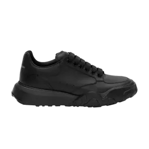 Кроссовки Alexander McQueen Oversized Court Trainer 'Triple Black', черный