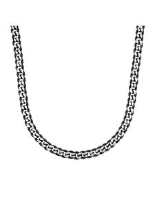 Amor Колье из нержавеющей стали, черное IP-покрытие на черном фоне