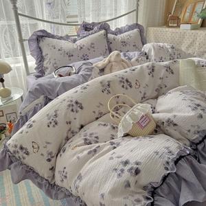 AVIVI Комплект постельного белья 4 предмета, простыня, пододеяльник 200x230 см