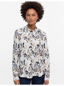 Блузка с длинными рукавами светло-серого цвета Eterna