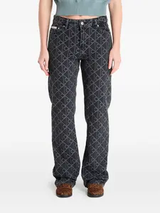 Фирменные прямые джинсы в стиле 90-х Calvin Klein, черный