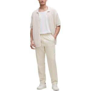 Штаны Pull On LuluLinen Regular Casual мужские Lululemon, светлая слоновая кость