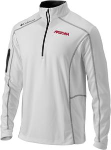 Мужская легкая повседневная толстовка для гольфа Columbia University of Arizona Golf Shotgun Pullover, White