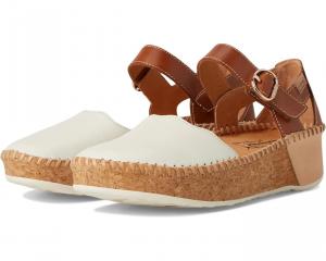 Женские белые кожаные туфли на платформе Pikolinos Marina COW1C-0893C1 ZOGG2332, белый