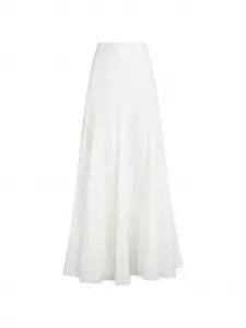 Расклешенная макси-юбка Brunello Cucinelli, белый