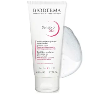 Sensibio DS+ Nettoyant Gel Успокаивающий очищающий очищающий гель. Себорейный дерматит. Чувствительная кожа Bioderma