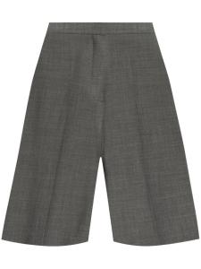 Fabiana Filippi шорты длиной до колена с отутюженными складками, серый