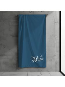 Traumhelden Банное/пляжное полотенце "Offline" XXL 100x200 см, синее