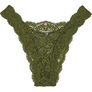 Женское танга Victoria's Secret, зеленый