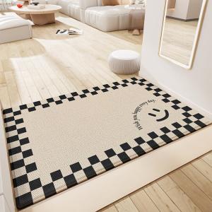 Dajiang Ковер 120x180 см для прихожей, дверной коврик Home Grid, Vintage Doormat, Yamoos
