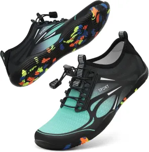 Водноспортивная обувь ATHMILE для мужчин и женщин, обувь для реки, для плавания, пляжа, озера, бассейна, акваносок, босиком, быстро сохнущие, для походов, серфинга, каякинга, необходимые на круизном лайнере, черный