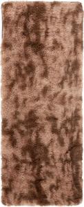 Ковер SAFAVIEH, 69 x 183 см,  Rainbow Shag Collection, коричневый, геометрический рисунок, нескользящий, идеален для помещений с высокой проходимостью в гостиной, спальне, столовой (RBO100T)