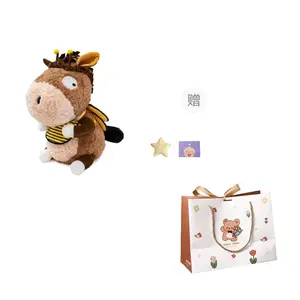 Плюшевая кукла Cute Bee Donkey высотой 25см/35см/45см OU DI PIG