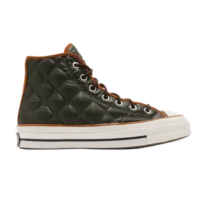 Кроссовки Converse Chuck 70 High, Workwear Quilting - Green Brown