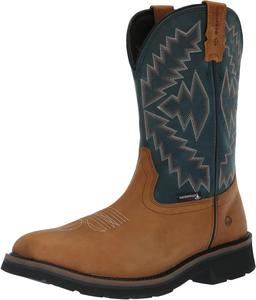 Мужские ботинки Wolverine Rancher Arrow водонепроницаемые с металлическим носком Wellington, синий