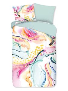 Комплект постельного белья Волшебный в мятно-розово-голубых тонах Good Morning, 200x220 см