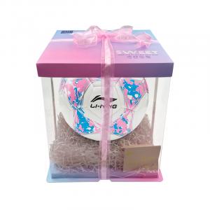 LINING Размер 35 560 мм, № 4, 635 660 мм; размер 5, 685 690 мм футбольный мяч TPU детский белый светло-голубой розовый