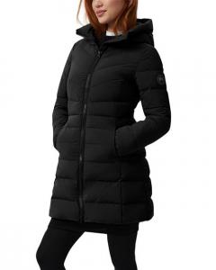 Пуховик Claire с капюшоном Canada Goose, цвет Black