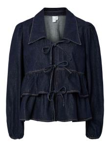 YAS Блузка в синем дениме