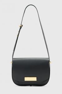 Кожаная сумка ETTA Allsaints, черный