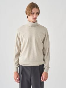 Вязаный пуловер с высоким воротником и длинными рукавами | A4789 | 24G СОВРЕМЕННЫЙ КРОЙ