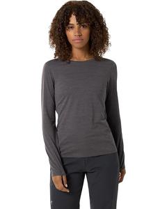 Лонгслив Arc'teryx Taema Crew, цвет Black Heather