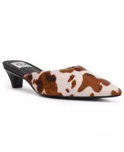 Женские туфли-лодочки с острым носом на низком каблуке Dv Dolce Vita, коричневый