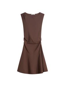Мини платье Bershka, Brown
