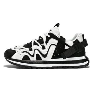 Низкие массивные кроссовки мужские MEXICAN, Black White