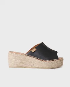 Женские кожаные эспадрильи на платформе Toni Pons, черный