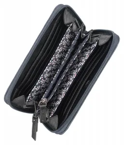 Кошелек TOM TAILOR "Элин", микс цветов с контрастной строчкой, синий