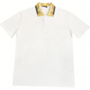VERSACE Белая поло SS24 для мужчин