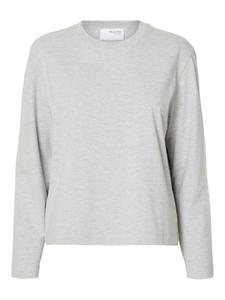 Рубашка SELECTED Essential, цвет Light grey/mottled grey