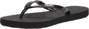 Сандалии-шлепанцы Roxy girls Rg Viva Stamp, черный
