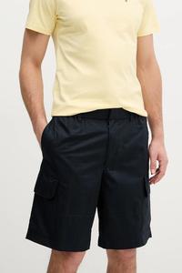 Хлопковые шорты Armani Exchange, темно-синий