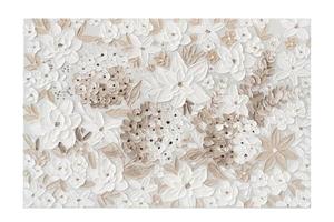 Акриловая картина ручной работы KUNSTLOFT Pollen Dance цвет beige/weiß