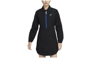 Женское платье с длинными рукавами Nike, цвет Black
