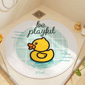Dajiang Ковер 60х60 см из ПВХ, для ванной комнаты, детский, противоскользящий, в форме утенка