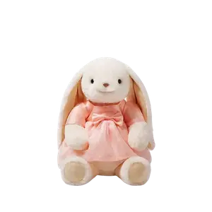 McHugs Розовый подарочный наряд улыбка камео кролик куклы плюшевая кукла высота 25см