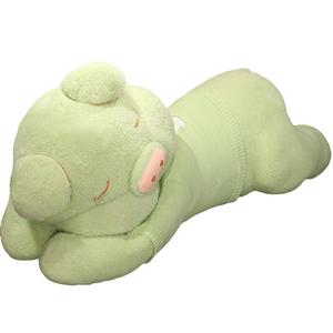 Мягкий и милый свитер с дизайном милой свинки плюшевая кукла высота 80cm/100cm/130cm/160cm MLING, зеленый