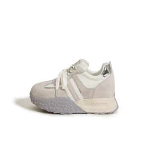 Milan love song Амортизирующие устойчивые к истиранию противоскользящие повседневные туфли низкие женские бежевые, цвет Beige