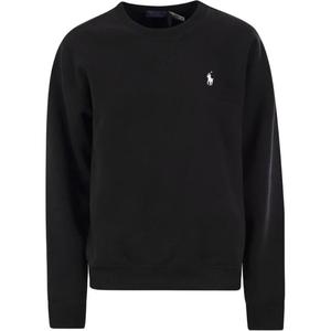 Флисовая толстовка с круглым вырезом Polo Ralph Lauren, черный