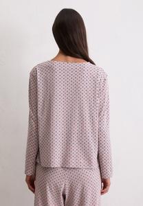 Пижамный топ Marc O'Polo Pyjama top, Dark Mauve Print/Purple