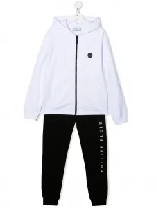 Спортивный костюм с логотипом Philipp Plein Junior, черный