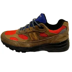 Кроссовки 992 MiUSA Action Bronson Tiger Eye New Balance, коричневый/оранжевый/синий