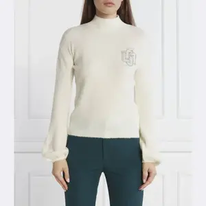 Свитер обычного кроя с добавлением шерсти Liu Jo, экрю