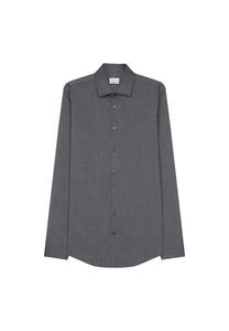 Деловая рубашка слим Seidensticker, цвет Dunkelgrau (0037)