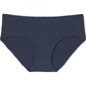 PINK Эластичные Хлопковые Трусы Хипхаггер/Голубые Нижнее Белье Женское 1 Упаковка Морской Синий Victoria's Secret, 1 Упаковка (Морской Синий)