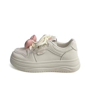 Дышащие низкие кроссовки для скейтбординга для женщин City camel, Beige Pink