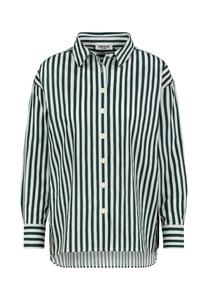 Блуза Sublevel GESTREIFTE LANGARM, Dark-Green/Dark Green